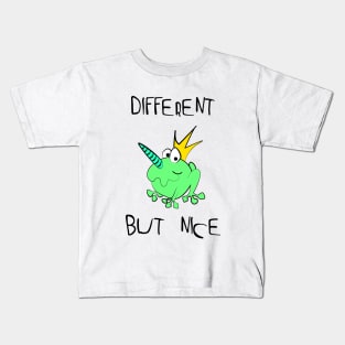 This frog is really different bu nice | Frog king - dream prince Kids T-Shirt